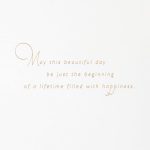 Hallmark Signature Wedding Card (Just the Beginning) - Image 3